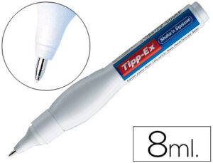 Corrector tipp-ex lapiz shake’n squeeze con punta metalica 8 ml