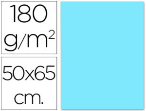 Cartulina liderpapel 50×65 cm 180g/m2 celeste