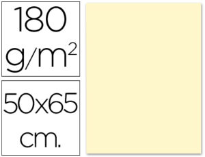 Cartulina liderpapel 50×65 cm 180g/m2 crema