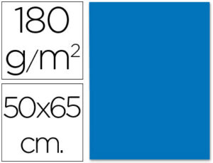 Cartulina liderpapel 50×65 cm 180g/m2 azul turquesa