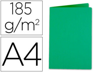 Subcarpeta liderpapel din a4 verde intenso 180g/m2