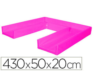 Circuito modular de gateo sumo didactic 430x50x20 cm fucsia