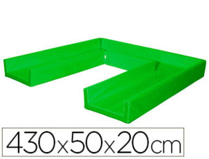 Circuito modular de gateo sumo didactic 430x50x20 cm verde