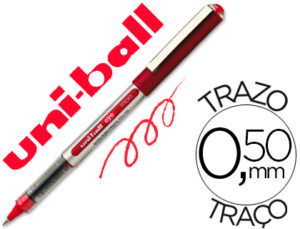 Rotulador uni-ball roller ub-150 micro eye rojo 0,5 mm unidad