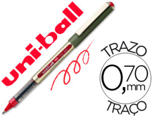 Rotulador uni-ball roller ub-157 rojo 0,7 mm unidad