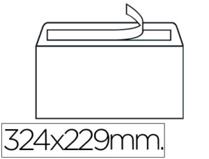 Sobre liderpapel n.14 blanco din c4 229×324 mm tira de silicona caja de 250 unidades