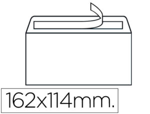 Sobre liderpapel n.19 blanco c6 114×162 mm tira de siliconacaja de 500 unidades