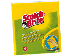 Bayeta multiuso 3m scotch brite amarilla pack 2 unidades + 1 gratis