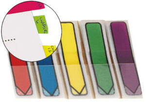 Banderitas separadoras flechas dispensador colores brillantespost-it index 684arr1 100 banderitas