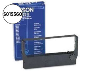 Cinta impresora epson erc-23b negra m-250 250a 255 255a 260 260a 264 265 265a 280 280a av tm-267/267ii