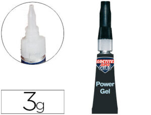 Pegamento loctite power gel 3 gr adhesivo instantaneo unidad