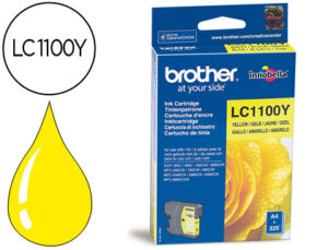 Ink-jet brother lc-1100y amarillo 325 pag