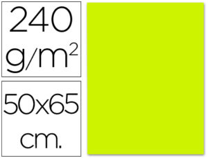 Cartulina liderpapel 50×65 cm 240g/m2 verde pistacho