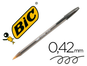 Boligrafo bic cristal x-large tinta negro 1,6 mm