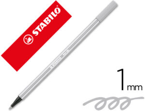 Rotulador stabilo acuarelable pen 68 gris azulado palido 1 mm