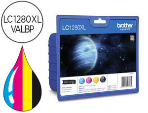 Ink-jet brother lc-1280xl pack 4 colores – mfc-j6510dw mfc-j6710dw mfc-j6910dw