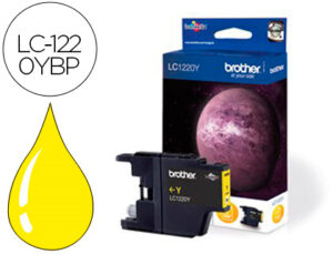 Ink-jet brother lc-1220 mfc-j430w dcp-j725w/j925w amarillo 300 pag