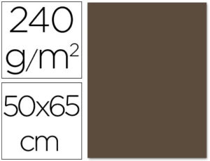 Cartulina liderpapel 50×65 cm 240 g/m2 marron claro escolar