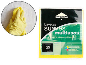 Bayeta multiuso 36×40 cm pack de 9 unidades