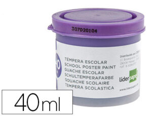 Tempera liderpapel escolar 40 ml violeta