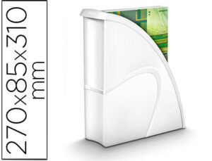 Revistero cep plastico uso vertical / horizontal blanco 85x270x310 mm