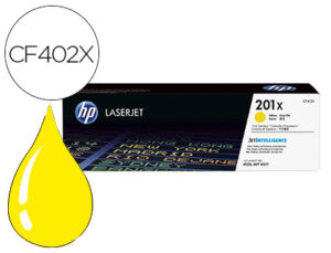 Toner hp 201x laserjet pro m252 / mfp m277 amarillo 2.300 pag