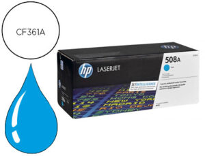 Toner hp 508a laserjet enterprise m552/553/577 cian 5.000 pag