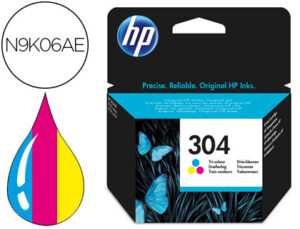 Ink-jet hp n.304 deskjet 3000 / 3720 / 3730 tricolor 100 paginas