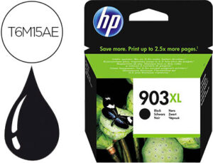 Ink-jet hp 903xl officejet 6960 / 6970 negro 825 paginas