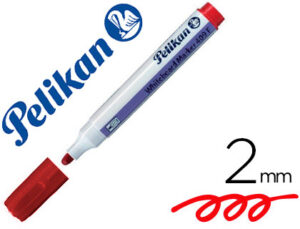 Rotulador pelikan pizarra blanca whiteboard marker 409 rojo