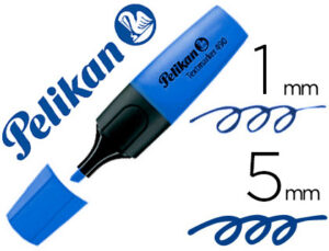 Rotulador pelikan fluorescente textmarker 490 azul