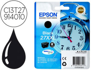 Ink-jet epson 27xxl wf3620 / 3640 / 7110 / 7610 / 7620 negro 2.200 pag