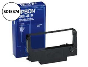 Cinta impresora epson orig. tm-300/tm-u200/tm-u210/tm-375 erc-38b negra