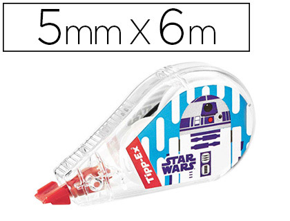 Corrector tipp-ex mini pocket mouse star wars 5 mm x 6 mt