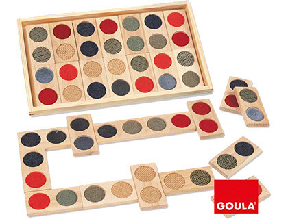 Juego goula didactico domino tactil