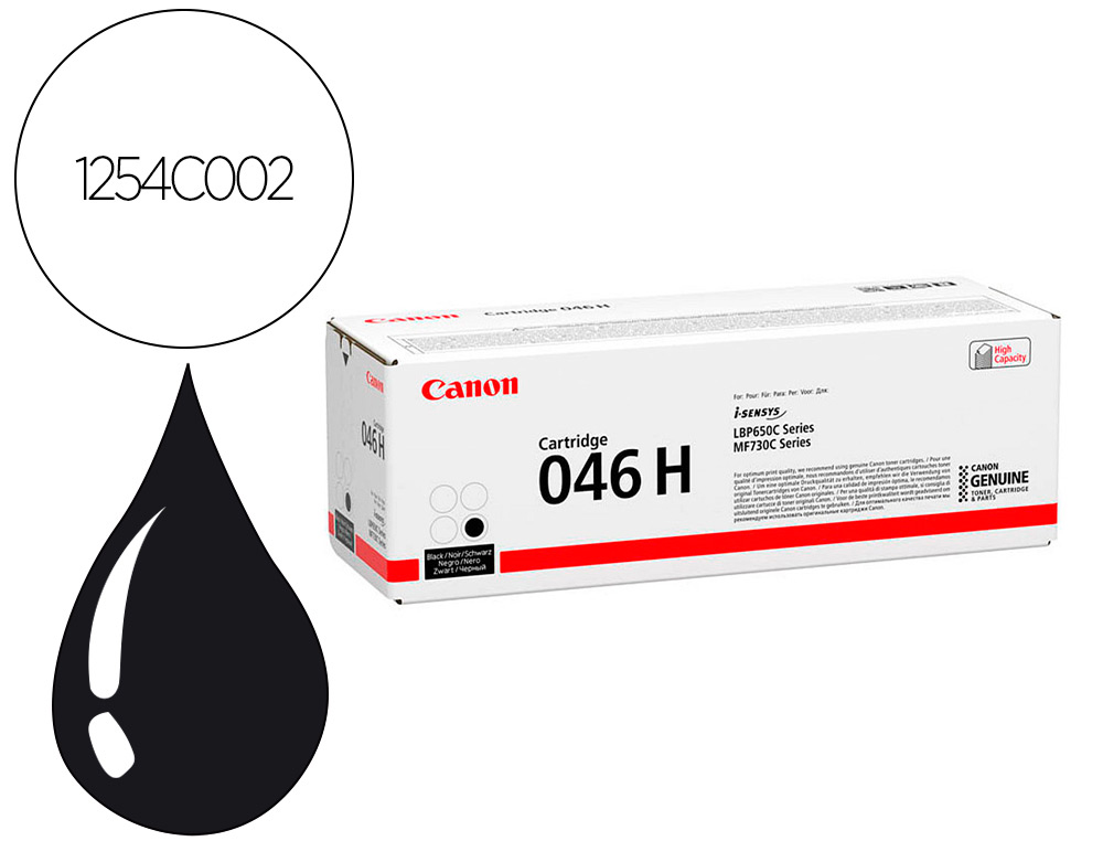 Toner canon 046hbk lbp650 mfc730 negro