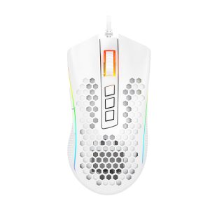 M988-RGB STORM ELITE WHITE, Mouse Optico HoneyComb Blanco