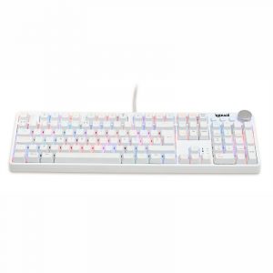 Teclado gaming mecánico PEARL RGB blanco