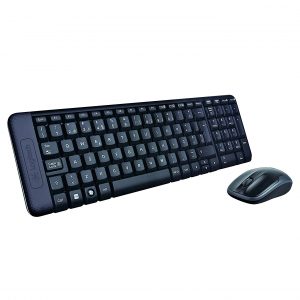 Wireless Combo MK220 teclado Ratón incluido USB Español Negro