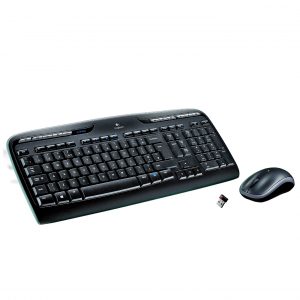 Wireless Combo MK330 teclado Ratón incluido USB QWERTY Español Negro, Gris