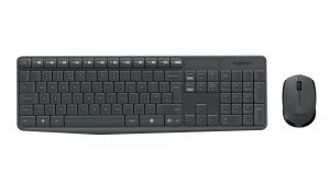 MK235 teclado Ratón incluido USB QWERTY Español Gris