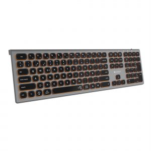 Teclado Bluetooth/2.4G Master iluminado Ext G/N