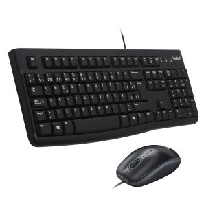 Desktop MK120 teclado Ratón incluido USB QWERTY Español Negro