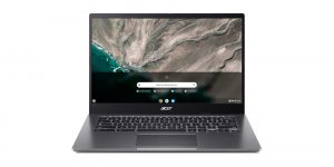 Chromebook CB514-1W-53FD 35,6 cm (14″) Full HD Intel® Core™ i5 i5-1135G7 8 GB LPDDR4x-SDRAM 128 GB SSD Wi-Fi 6 (802.11ax) ChromeOS Gris