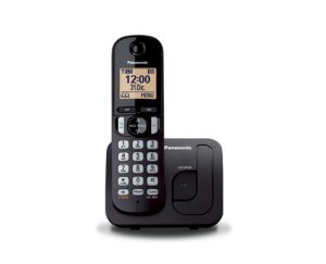 KX-TGC210 Teléfono DECT Negro Identificador de llamadas