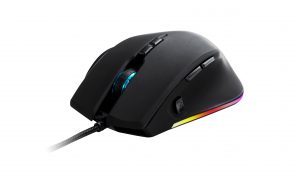 Newskill Ratón Gaming habrok con Sensor óptico (16000 dpi), botón Lateral para Sniper e iluminación RGB