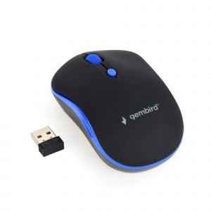 WIRELESS OPTICAL MOUSE MUSW-4B-03-B 1600DP – Maus ratón Ambidextro RF inalámbrico Óptico 1600 DPI