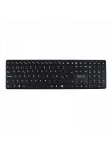 Teclado Bluetooth KW550ESBT de 2,4 GHz, modo dual, QWERTY español: negro