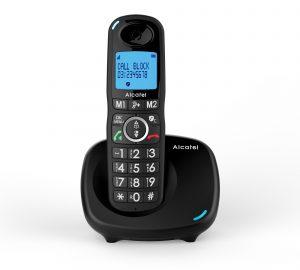 XL535 Teléfono DECT Identificador de llamadas Negro