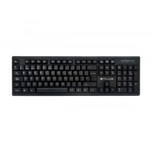 KB501 teclado USB QWERTY Inglés, Español Negro